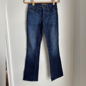 Levi's Dark Blue mid rise boot cut
